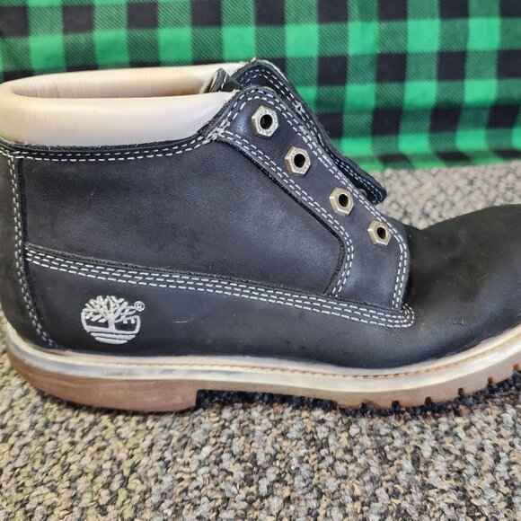 TIMBERLAND NELLIE CHUKKA BOOTS (23312) – BLACK/WHITE - US8.5 - Picture 3 of 13